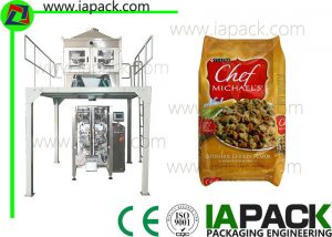 Automatik i Paketimit Automatik Vertikal 500g Paketues i Ushqimit për Pijet Ushqimore deri në 90 paketa për min